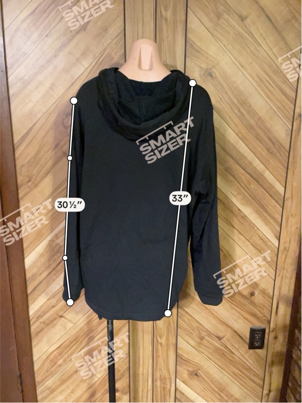 Adidas Women’s 2X Black Henley Snap Hoodie Long Sleeve Sweatshirt Pullover - Picture 9 of 10